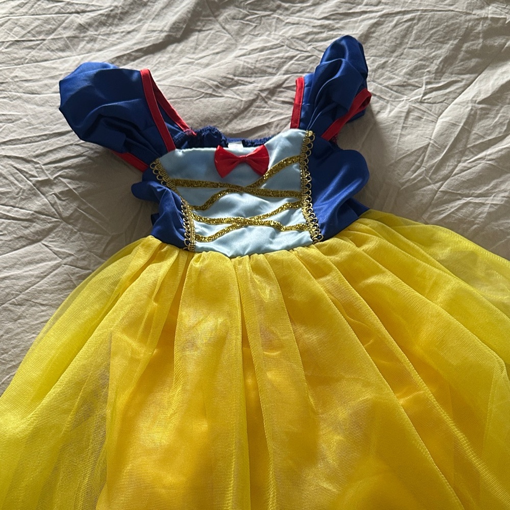 Kids Blue and Yellow Princess Costume